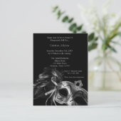 Silver Masquerade Ball 16 . Geburtstag Geburtstag Postkarte (Stehend Vorderseite)