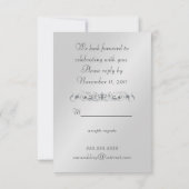 Silver Masquerade Blue Jewele UAWG Einladung (Rückseite)