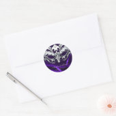 Silver Masquerade Lila Wedding Sticker (Umschlag)