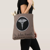Silver Medical Caduceus - All-over-Print Tote Bag Tasche (Von Nahem)