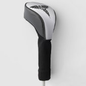 Silver Medical Caduceus Golf Headcover (angewinkelt)
