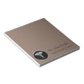 Silver Medical Caduceus - Notepad Notizblock (angewinkelt)