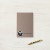Silver Medical Caduceus - Post-it® Notes Post-it Klebezettel (Auf Schreibtisch)