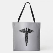 Silver Medical Caduceus Tasche (Vorderseite)