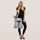 Silver Medical Caduceus Tasche (Am Model)