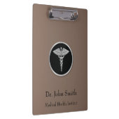 Silver Medical Caduceus - Zwischenablage Klemmbrett (Rechts)