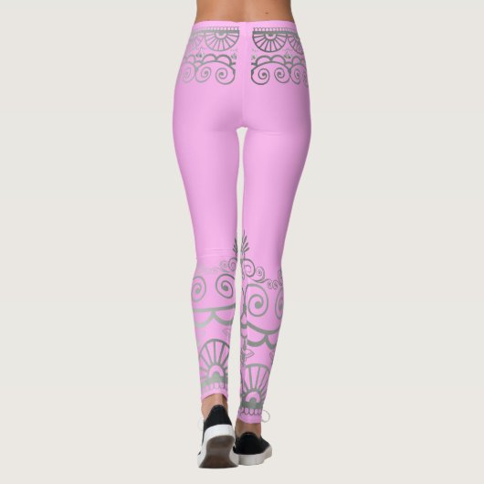 Silver Mehndi - Leggings (Rückseite)