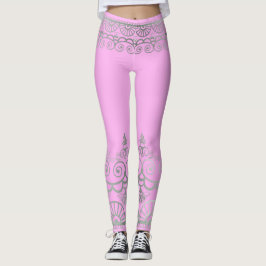 Silver Mehndi - Leggings