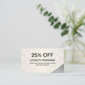 Silver Member Discount Treuekarte (Stehend Vorderseite)