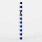 Silver Mermaid auf nautischen Streifen Case-Mate iPhone Hülle (Hinten/Rechts)