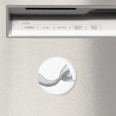 Silver Mermaid Schwanz Magnet (In Situ (Geschirrspüler))