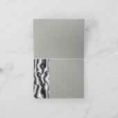 Silver Metal Danke-Card Dankeskarte (Innenseite)