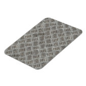 Silver Metal Grid Muster Magnet (Linke Seite)