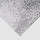 Silver Metal Look Snakeskin Metallic Seidenpapier (Ausschnitt)