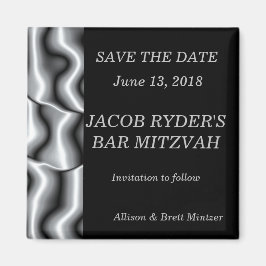 Silver Metal Save the Date Magnet
