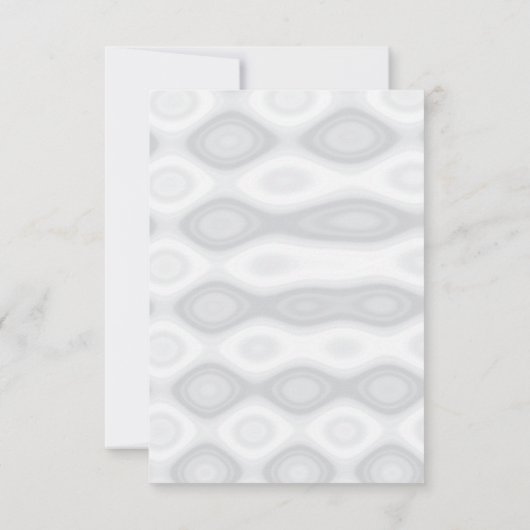 Silver Metallic-Blickwinkel RSVP Karte (Rückseite)