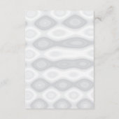 Silver Metallic-Blickwinkel RSVP Karte (Rückseite)