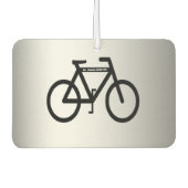 Silver Metallic Cycling Air Freshener Autolufterfrischer (Vorderseite)