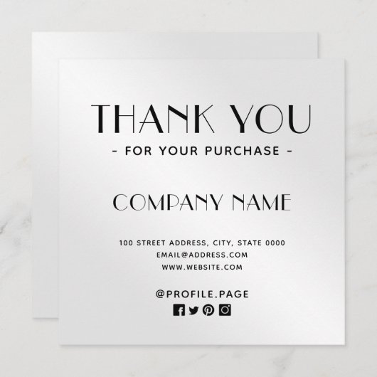 Silver Metallic Danke  (Vorne/Hinten)