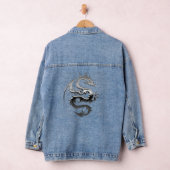 Silver Metallic Dragon Jeansjacke (Hangar)