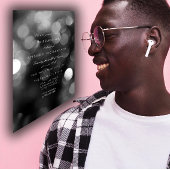 Silver Metallic Gray Black Sepia Formal Cyber Einladung