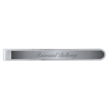 Silver Metallic Krawatte Bar