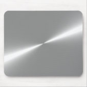 Silver Metallic Look Mouse Pad Mousepad (Vorne)
