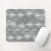 Silver Metallic Mouse Pad Mousepad (Mit Mouse)