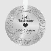 Silver Metallic Ornament (Rückseite)