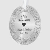 Silver Metallic Ornament (Vorderseite)