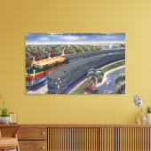 Silver Meteors "Seaboard" in Florida Highlands Leinwanddruck (Insitu (Wohnzimmer))