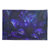 Silver Midnight Blooms Kissenbezug (Rückseite)