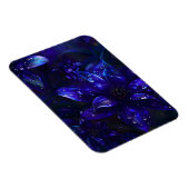 Silver Midnight Blooms Magnet (Rechte Seite)