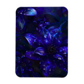 Silver Midnight Blooms Magnet (Vertikal)