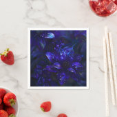 Silver Midnight Blooms Serviette (Beispiel)