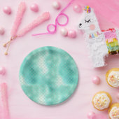 Silver Mint Mermaid Pappteller (Party)