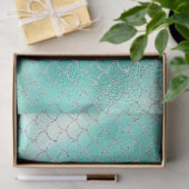 Silver Mint Mermaid Seidenpapier (Geschenk)