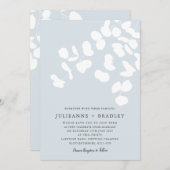 Silver Mist Eukalyptus Greenery Moderne Hochzeit Einladung (Vorne/Hinten)