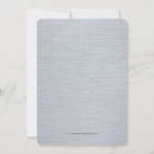 Silver Modern 2014 Silver's Eve Party Einladung (Rückseite)