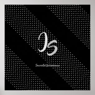 Silver Monog"Successful Businessman" Kollektion Poster