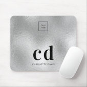 Silver Monogram Logo Mousepad (Mit Mouse)