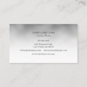 Silver Moon Modernes psychisches Medium Visitenkarte (Rückseite)