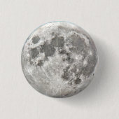 Silver Moon Round Button (Vorderseite)