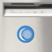 Silver Moon Spiral Magnet (In Situ (Geschirrspüler))