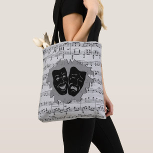 Silver Music and Theatermasken Tasche