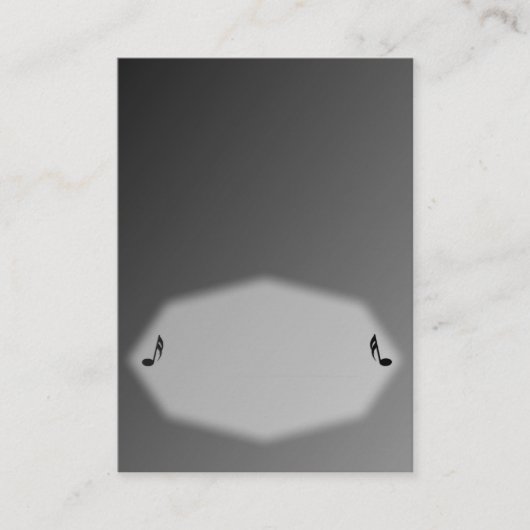 Silver Music Platzkarte (Vorderseite)