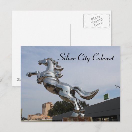 Silver Mustang # 3 Postkarte (Vorne/Hinten)