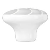 Silver Nautilus Coastal Style Keramikknauf (Seitenansicht)