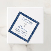 Silver Navy Blue First Heilige Kommune Vielen Dank Geschenkanhänger (Beispiel)