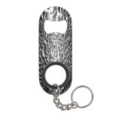 Silver Net Metal Artistic Unique Mini Flaschenöffner (Rückseite)